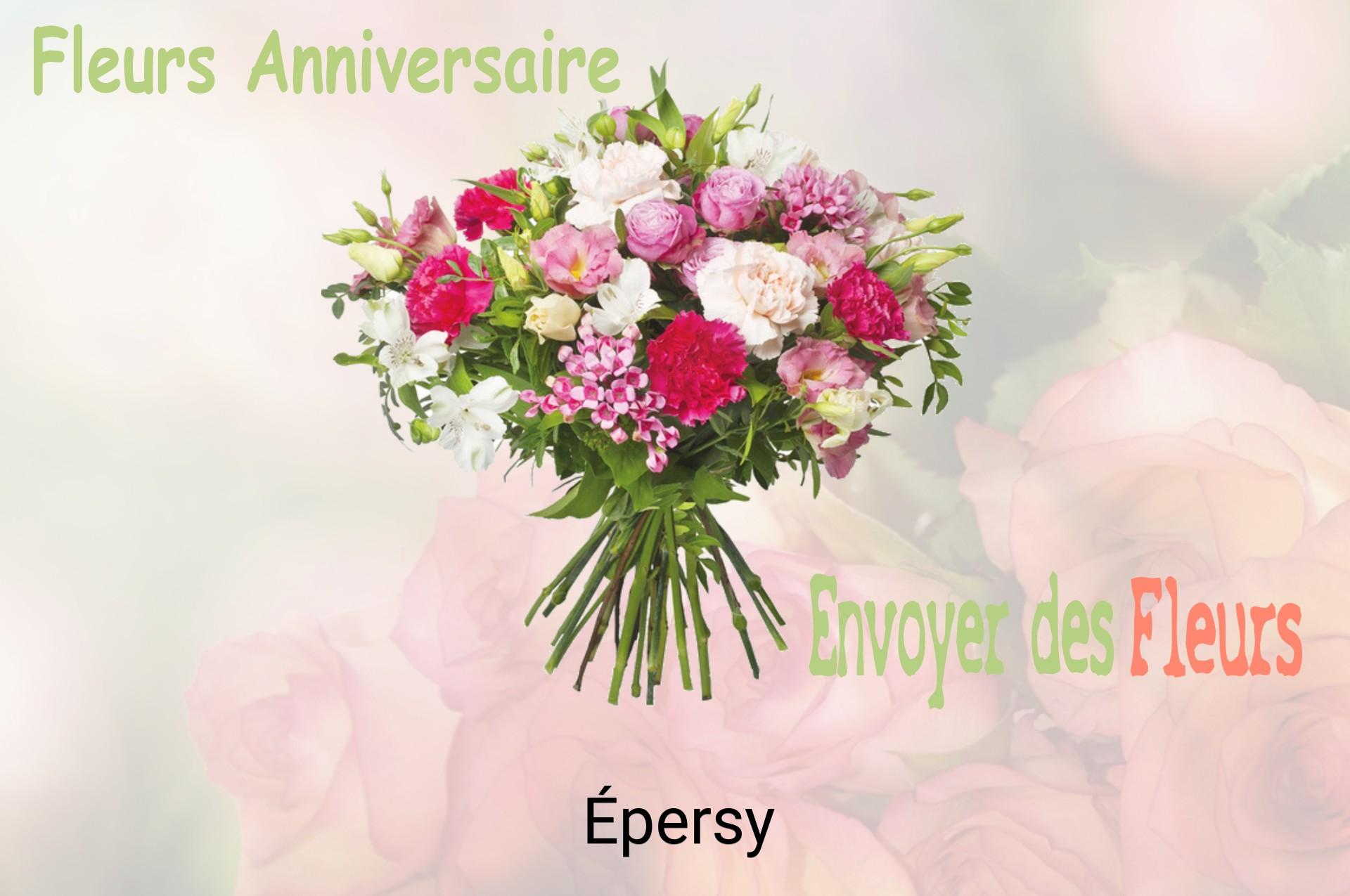 Bouquet de fleurs d’anniversaire livré à Épersy