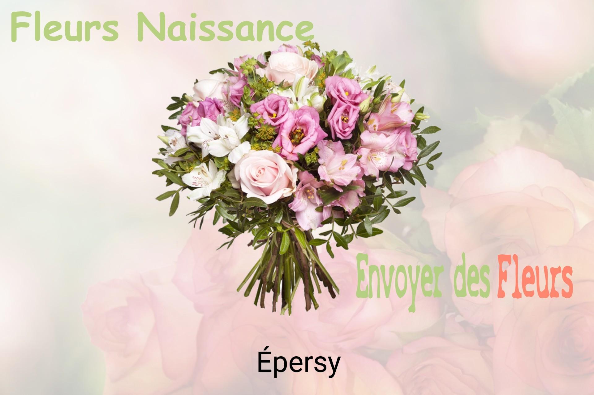 Bouquet de fleurs de naissance livré à Épersy